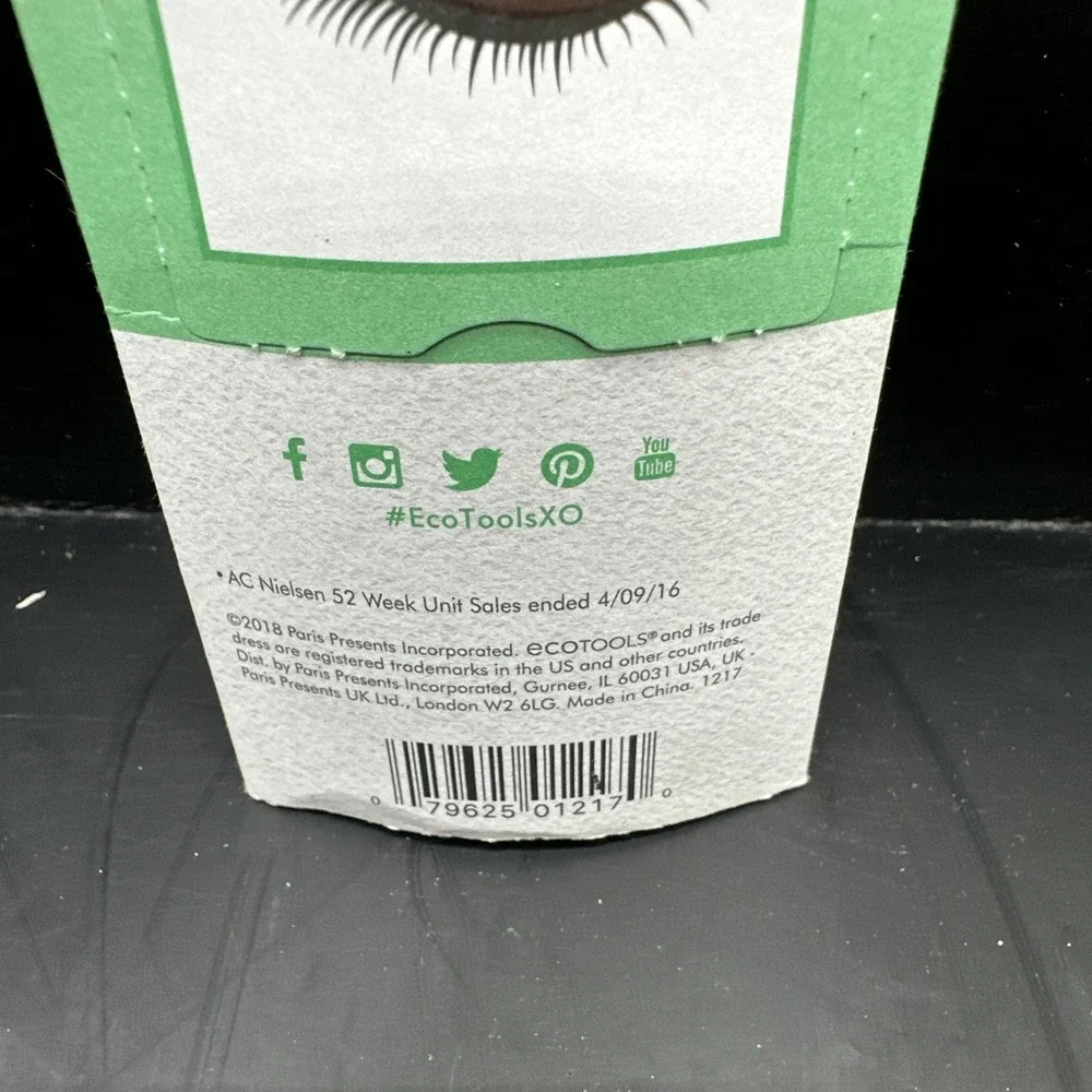Ecotools 2-Pc. Double Ended Eye‎ Makeup Brush Set 1217 Vegan New Free Shipping